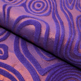 Foiled Stretch Velvet Sonic Swirl