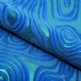 Foiled Stretch Velvet Sonic Swirl