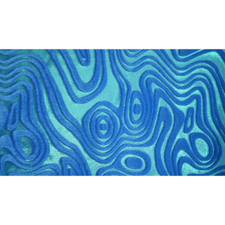 Foiled Stretch Velvet Sonic Swirl