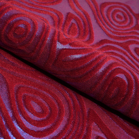 Foiled Stretch Velvet Sonic Swirl