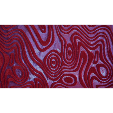 Foiled Stretch Velvet Sonic Swirl