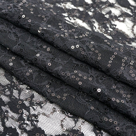 Stretch Lace Sequin Fabric