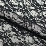 Sophia Stretch Lace Sequin Nylon Spandex Fabric - Sequin Lace, 48" Width, 2-Way Stretch, 129 GSM (1 Yard)