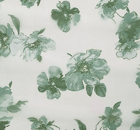 Satin Organza 1D1320 100% Polyester Fabric - Off White Green, 56/57" Width (1 Yard)