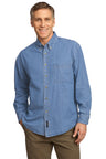 Port & Company® - Long Sleeve Value Denim Shirt