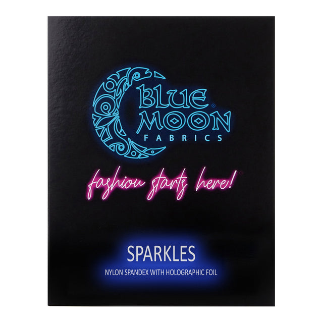 Foiled Spandex Sparkles Color Card