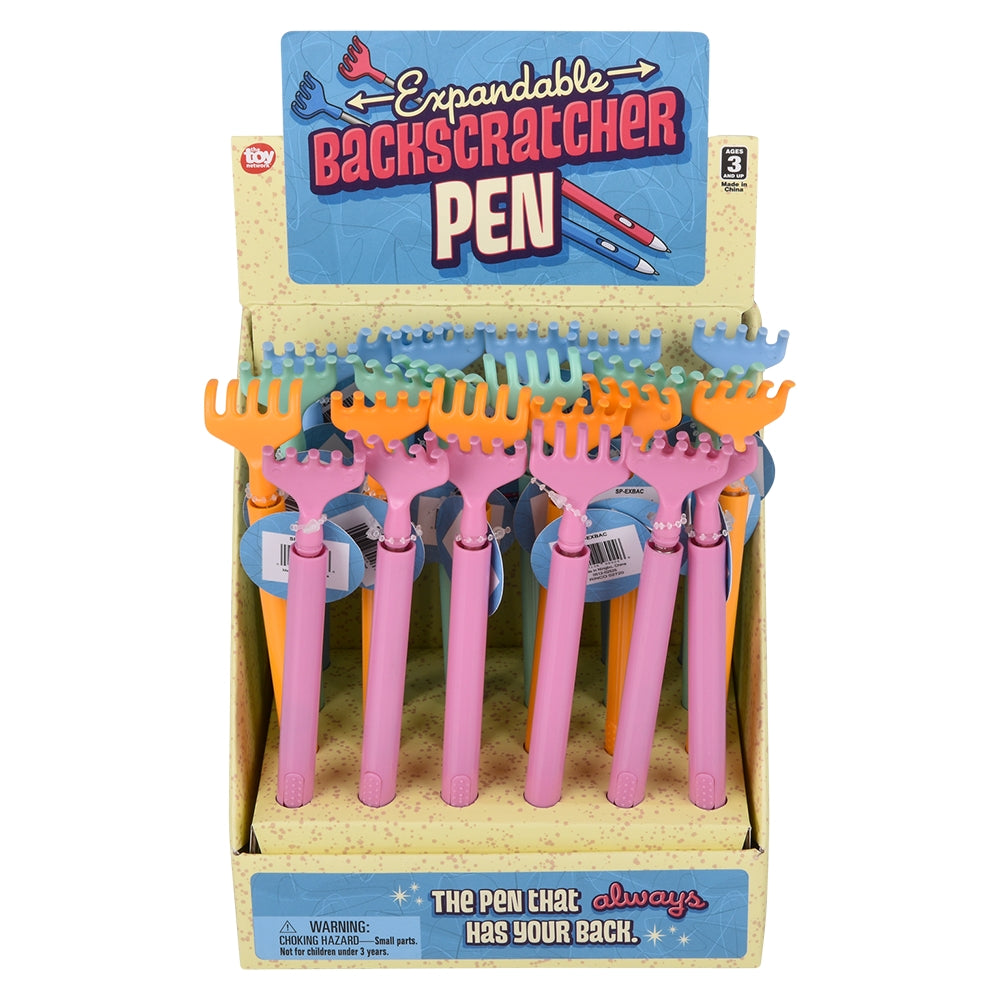 Expandable Backscratcher Pen (24 PC Display)