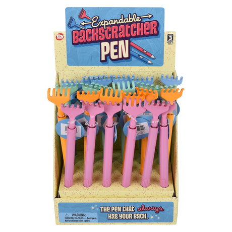 Expandable Backscratcher Pen (24 PC Display)