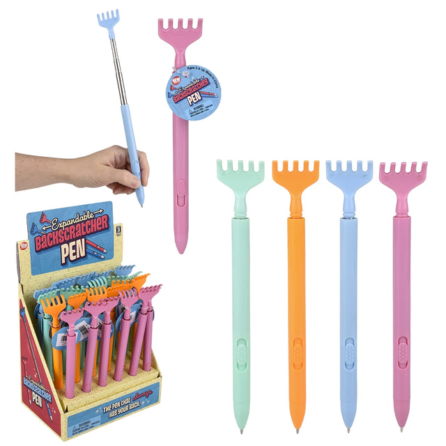 Expandable Backscratcher Pen (24 PC Display)
