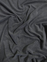 Charcoal Solid Polar Fleece Fabric