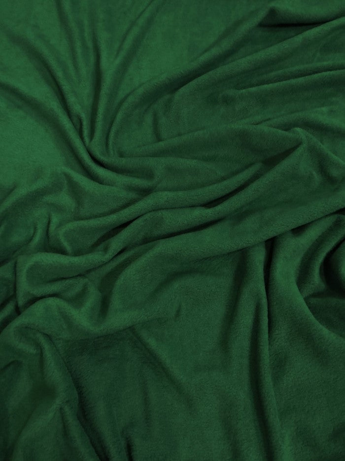 Solid Polar Fleece Fabric Hunter Green