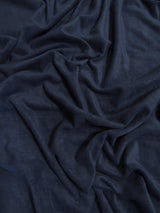 Solid Polar Fleece Fabric Navy Blue