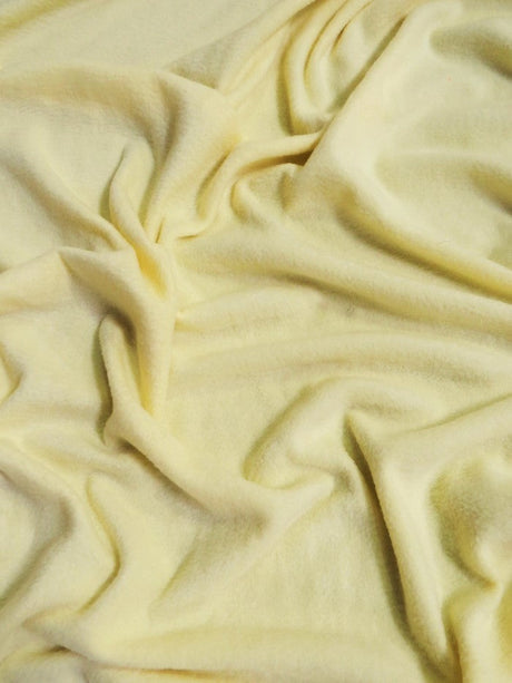 Solid Polar Fleece Fabric Sunrise Yellow