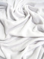 Solid Polar Fleece Fabric White