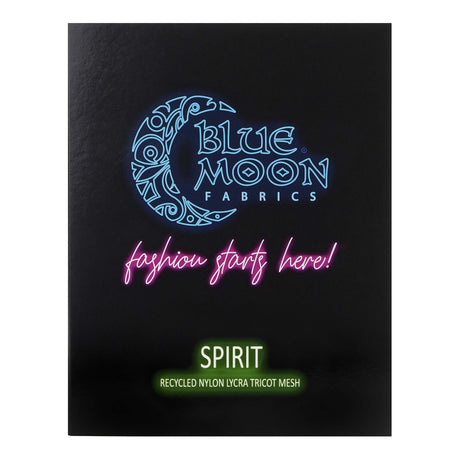 Spirit Recycled Nylon Lycra Tricot Mesh Fabric - 10 Color Swatches, 4-Way Stretch, Breathable (1 Card)