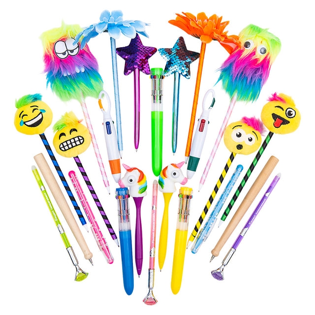 Pen Assortment 5"-8" (24 Pc)
