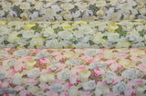 Spring Floral Rayon Challis Fabric - Floral Print, 58/60" Width (By The Continuous Yard)