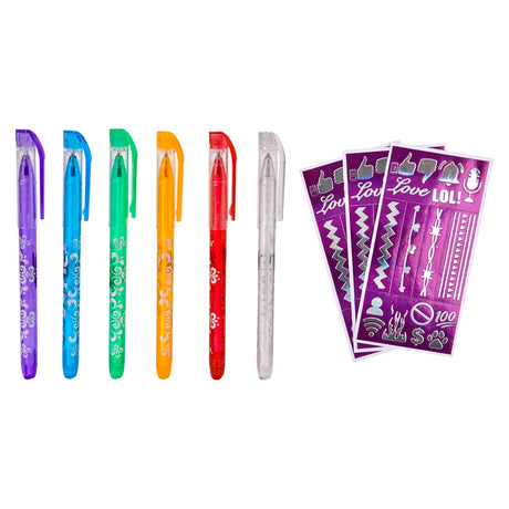 Tattoo Pen Set Pop Art 6" (1 DZ)