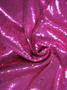 3Mm Mini Micro Shiny Sequins On Stretch Fdy Knit Jersey Polyester Spandex Fabric - Black, Gold, Platinum, Purple, Red, Fuchsia, Royal Blue, Turquoise, Silver, Dusty Pink, Gunmetal, Emerald Green, Lavender, 58" Width
