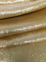 3Mm Micro Mini Matte Sequins Stretch Polyester Spandex Fabric - Black, 56/58" Width