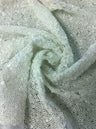 3Mm Mini Matte Overlapping Sequins Nylon Mesh Fabric - Black, Ivory, Silver, Copper, Red, Blush, Dark Gold, Champagne, 52" Width