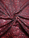 Polyester Spandex Sequins Fabric - Shiny Hologram Swirl, 54" Width