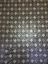 Polyester Non-Stretch Mesh Fabric - 3MM Geometric Design, Black/Gold, Black/Taupe