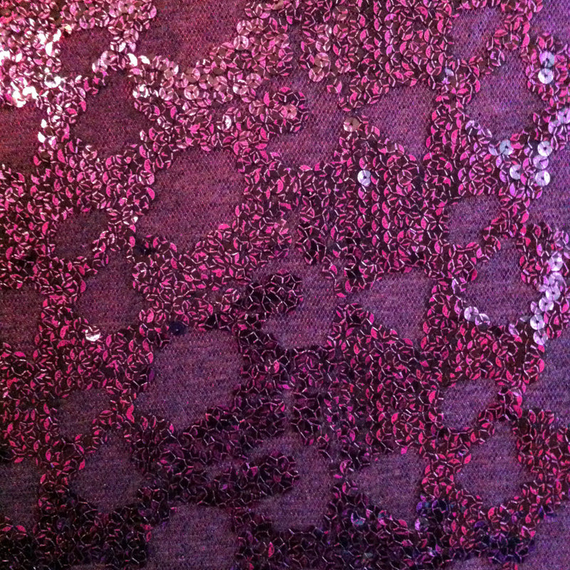 6Mm Black Sequins Poly Fishnet Mesh Fabric - Shiny Colored Metallic Foil Hive Pattern, Black, Magenta, Turquoise, Purple, Red, Silver, Gold, 52"/54" Width