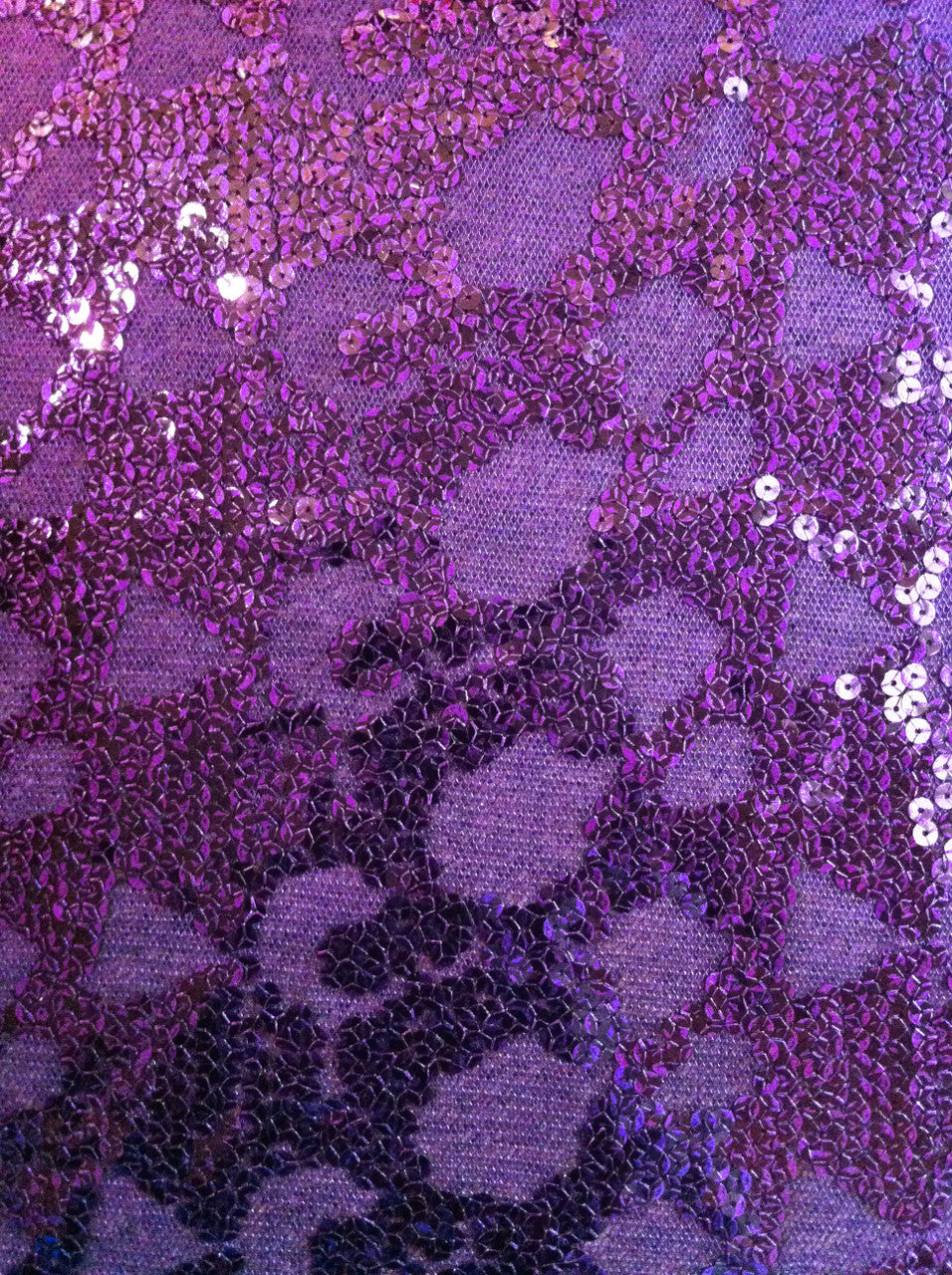 6Mm Black Sequins Poly Fishnet Mesh Fabric - Shiny Colored Metallic Foil Hive Pattern, Black, Magenta, Turquoise, Purple, Red, Silver, Gold, 52"/54" Width