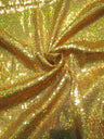 3Mm Mini Micro Holographic Shiny Sequins Stretch Polyester Spandex Fabric - Royal, 58" Width