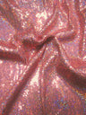 3Mm Mini Micro Holographic Shiny Sequins Stretch Polyester Spandex Fabric - Royal, 58" Width
