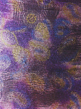 5 Mm Geometric Tie-Dye Print Sequins Polyester Fabric - Teal, Purple, Royal, 58" Width