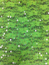 Polyester Spandex Floral Lace Fabric - 6Mm Sequins, Neon Colors, 52" Width