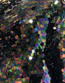 Polyester Mesh Fabric - 17Mm Payette Circle Overlapping Fish Scale Sequins, Mermaid, Gold, Silver, Dull White, Dusty Pink, 56/58" Width