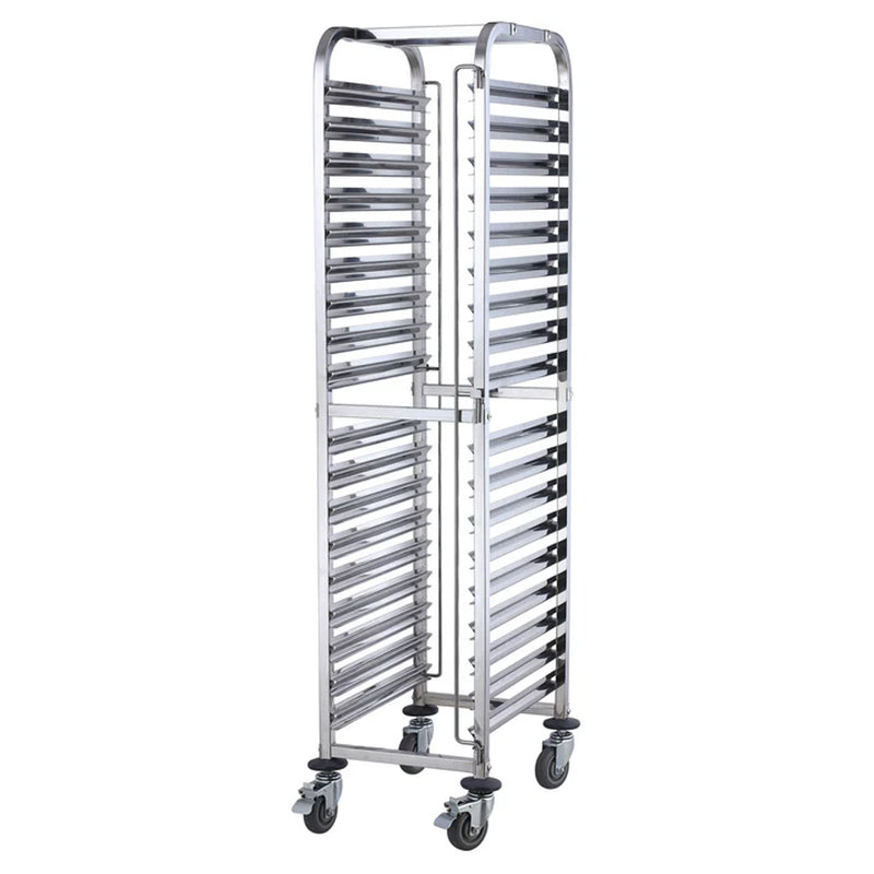 Winco 36 Tier End Load Food Pan Rack with Brakes, Open Box