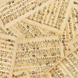 Cotton Wideback Fabric Natural Antique Library of Rarities 108"