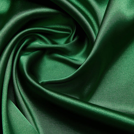 Shiny Stretch Shakira Satin Polyester Spandex Fabric - Green, Mocca, 60" Wide