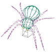 28" x 40" 3D Scary Spider (Twinkling)