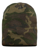 Beanies Acrylic Fabric - Camouflage, 3-Inch Folding Cuff (1 Piece)