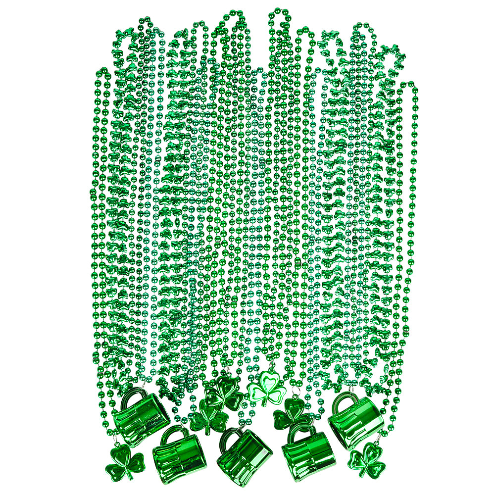 St. Patrick's Day Bead Assortment 33" 72ct