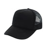 Trucker Hats Caps Fabric - Black, Adjustable (1 Unit)