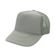 Trucker Hats Caps Fabric - Grey, Adjustable (1 Unit)