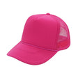 Trucker Hats Caps Fabric - Hot Pink, Adjustable Size (1 Unit)