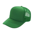 Trucker Hats Caps Fabric - Kelly Green, Adjustable (1 Piece)