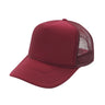 Trucker Hats Caps Fabric - Maroon, Adjustable (1 Unit)