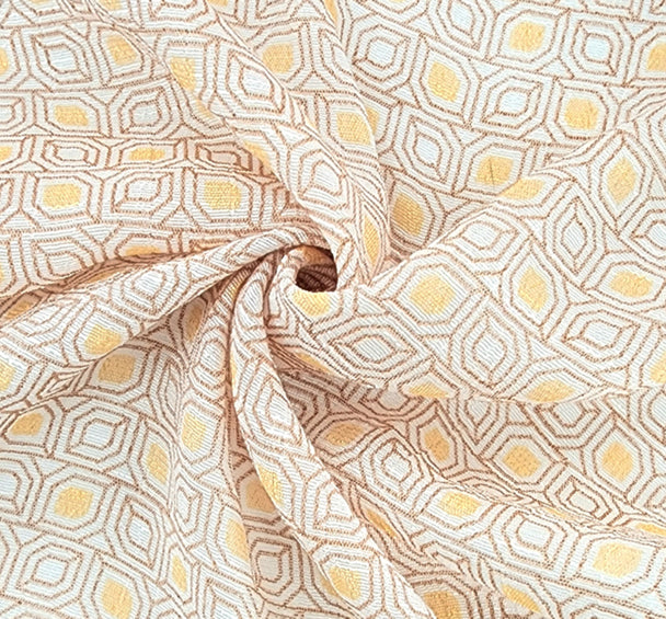 1 Yard Soft Slub Rayon Nylon Fabric Lemon Lightweight Apparel Material 57/58 Inches Width