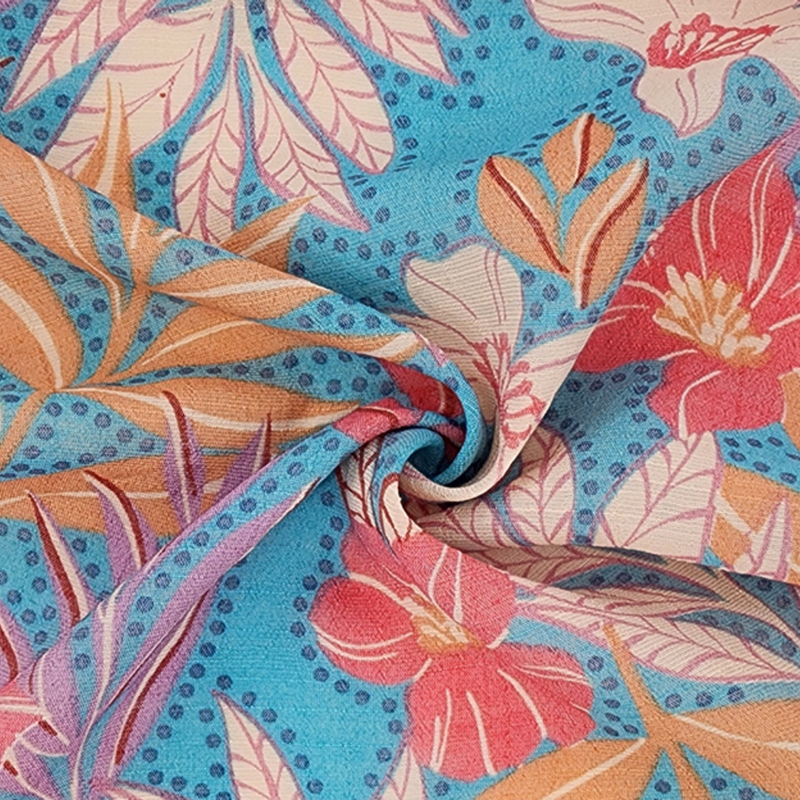 1 Yard Rayon Nylon Soft Slub Turquoise 58/59″ Lightweight, Breathable Apparel Fabric