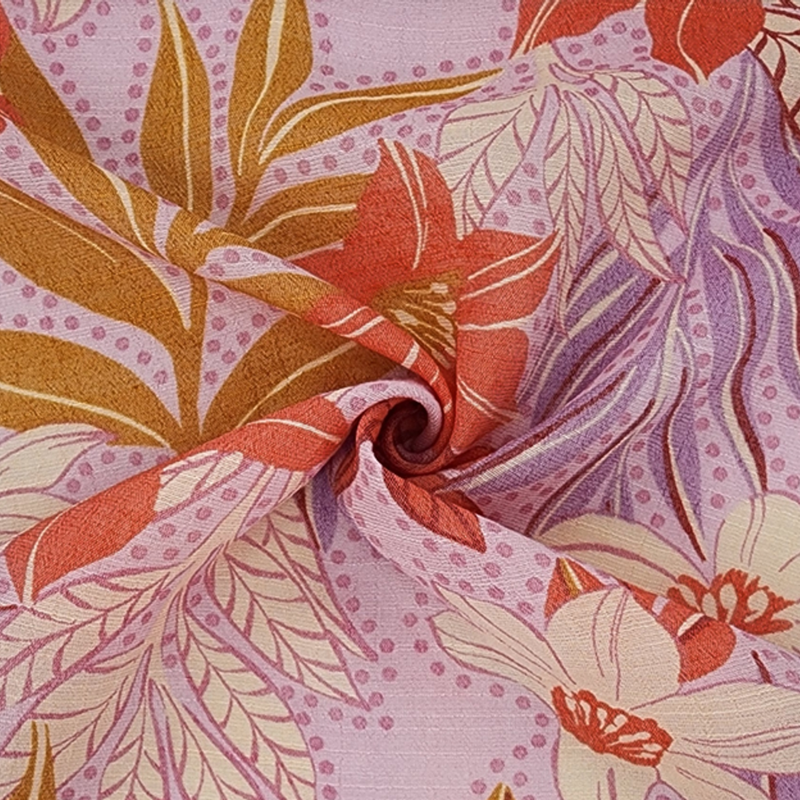 1 Yard Soft Slub Violet Fabric 88% Rayon, 12% Nylon, 58/59″ Wide, 70 GSM Lightweight Apparel Material