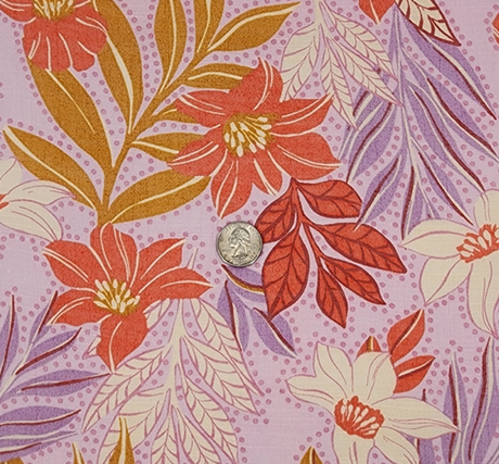 1 Yard Soft Slub Rayon Nylon Fabric Violet Lightweight Apparel Material 58/59 Inches Width