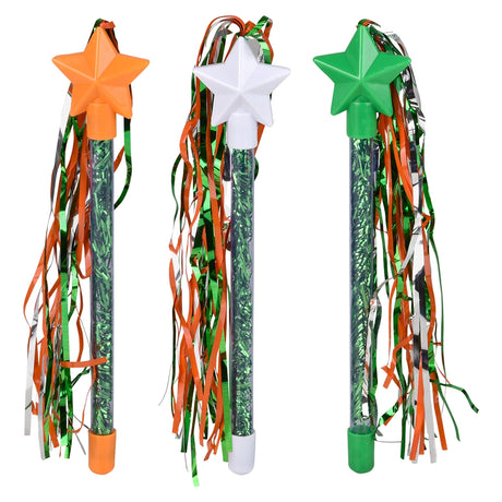St. Patrick's Day Star Tinsel Wand (1 DZ)